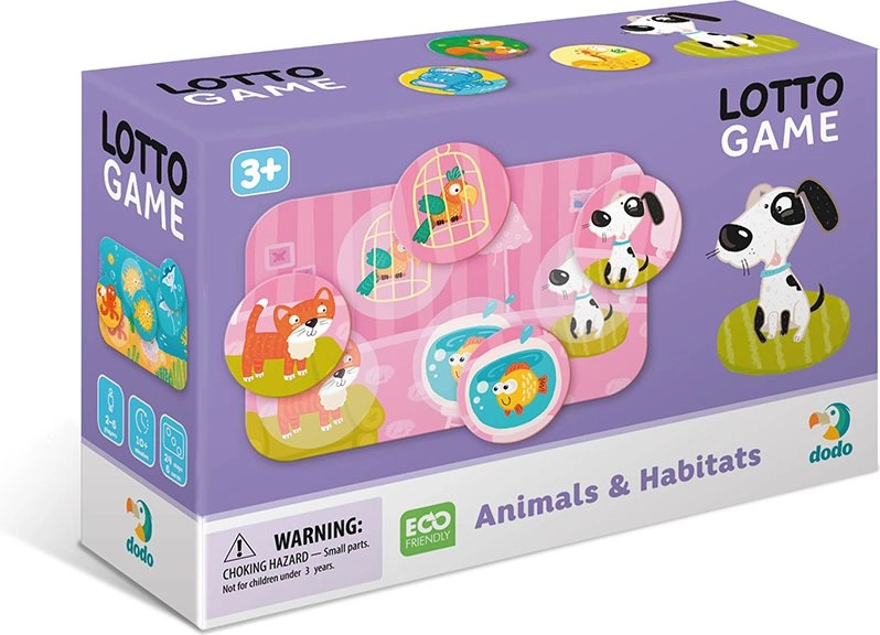 Zvířata a prostředí (Dodo Lotto) - hra z kategorie Vzdělávací hry