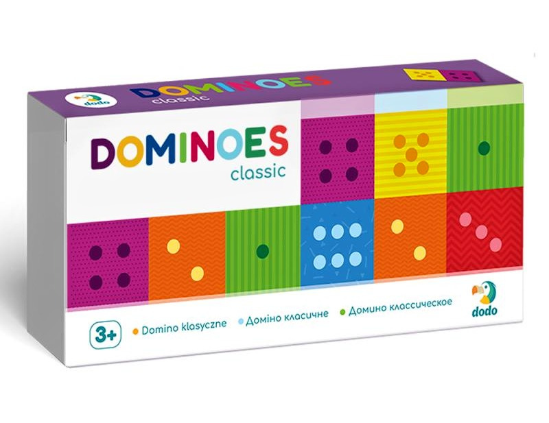 Domino klasik 28 dílků - hra z kategorie Domino, hlavolamy