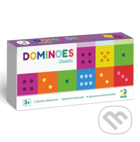Domino klasik 28 dílků - hra z kategorie Domino, hlavolamy