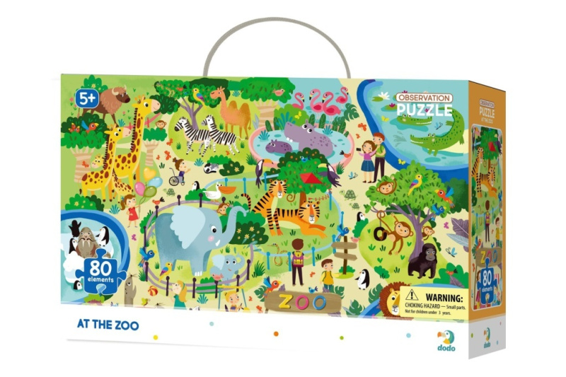 DoDo s hledáním obrázků V ZOO 80 dílků