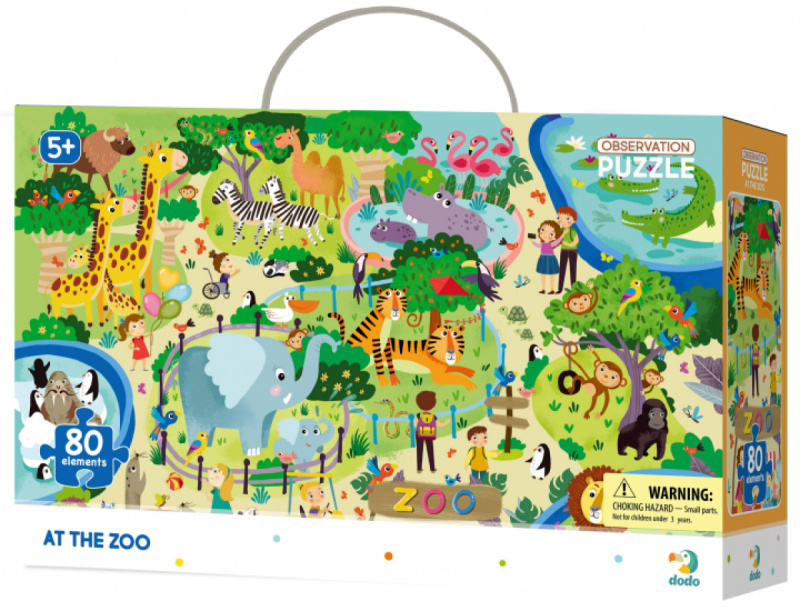 DoDo s hledáním obrázků V ZOO 80 dílků