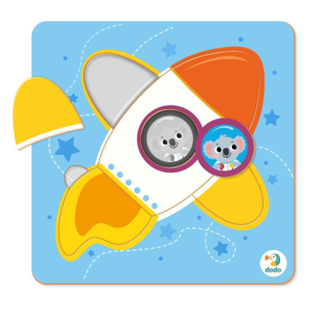 Dodo Puzzle Raketa 5 Dílů