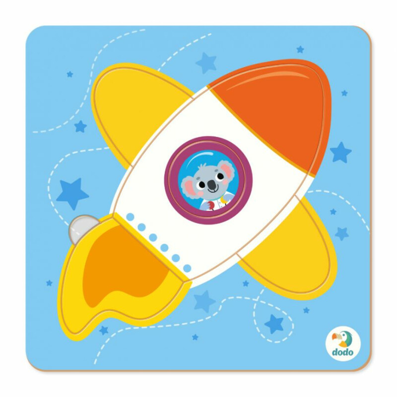 Dodo Puzzle Raketa 5 Dílů