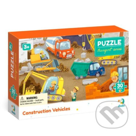 DODO Puzzle Doprava: Stavební stroje 30 dílků