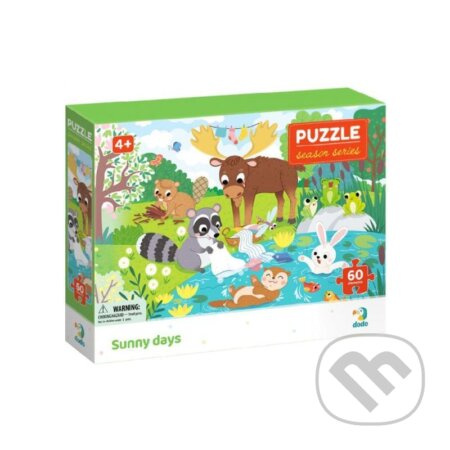 DODO Puzzle Roční období: Slunečné dny 60 dílků