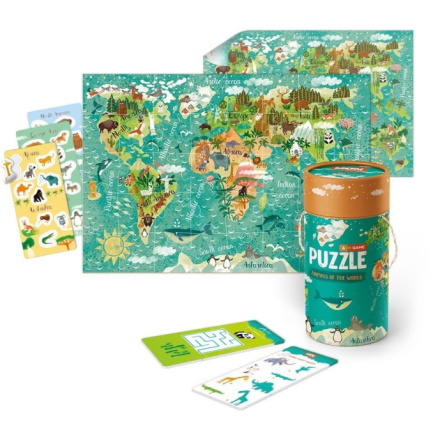 DODO Sada puzzle, her a doplňků Světová zvířata