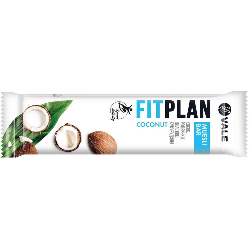 Fitplan Müsli tyčinka s kokosem