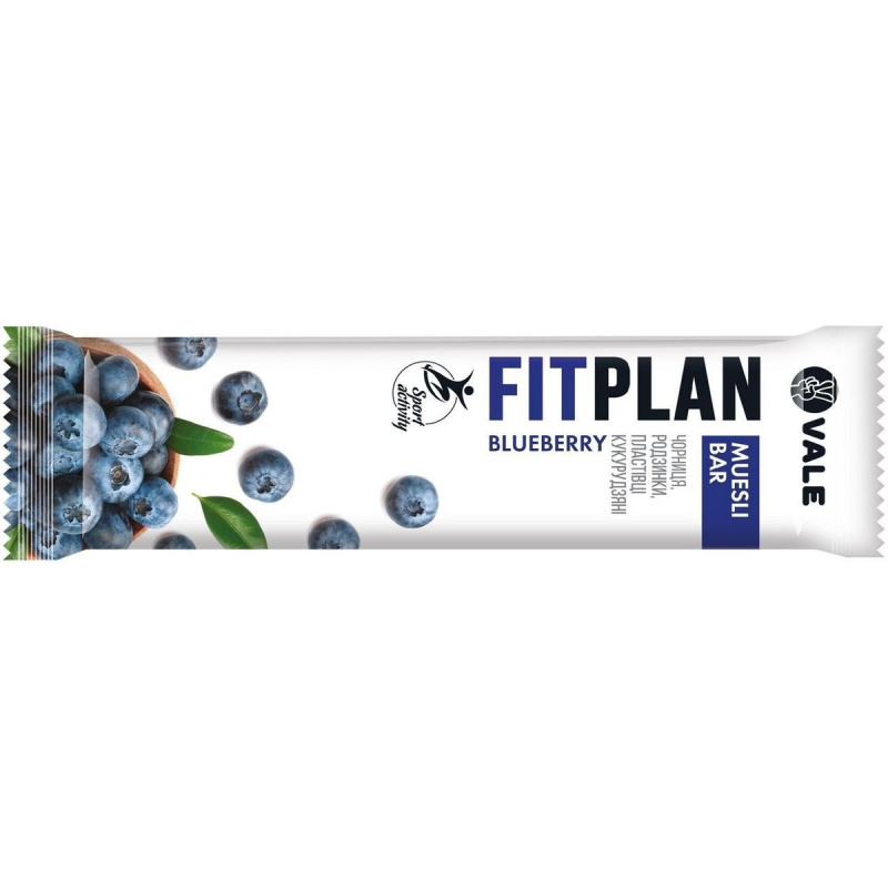 Fitplan Müsli tyčinka s borůvkami