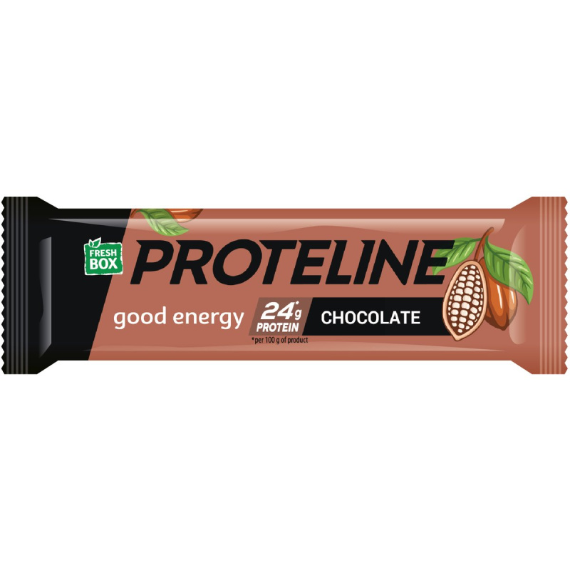 FreshBox proteline tyčinka čokoládová /24/ 40g (UKR)