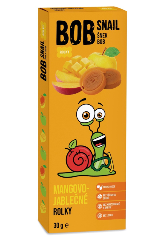 ŠNEK BOB mangovo-jablečné rolky 30 g