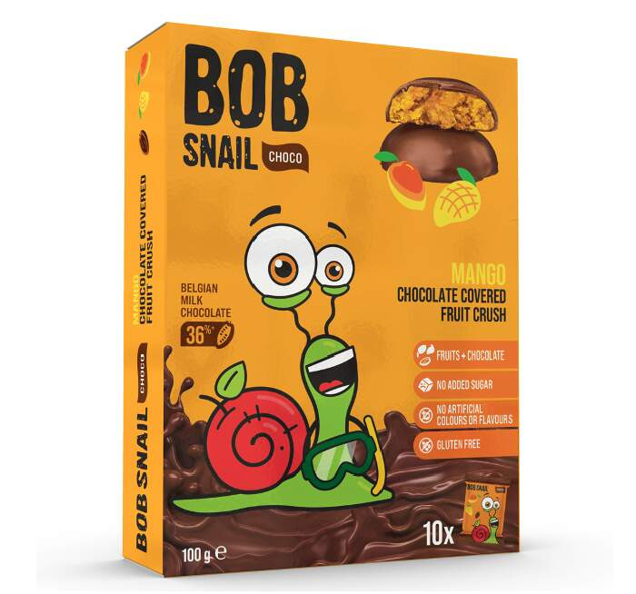 ŠNEK BOB V mléčné čokoládě mango 100 g