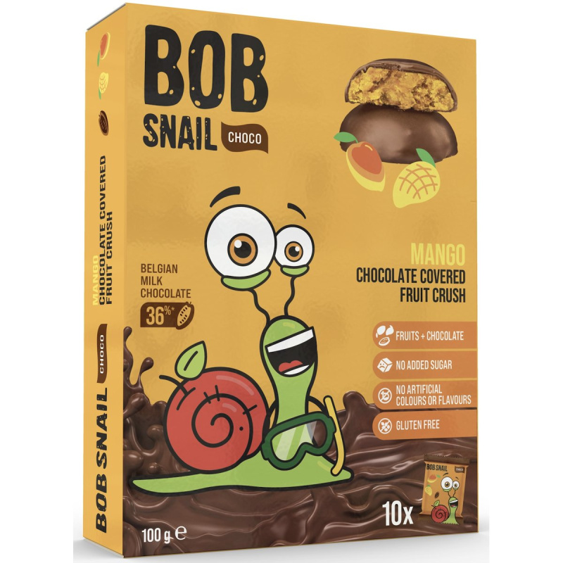 ŠNEK BOB V mléčné čokoládě mango 100 g