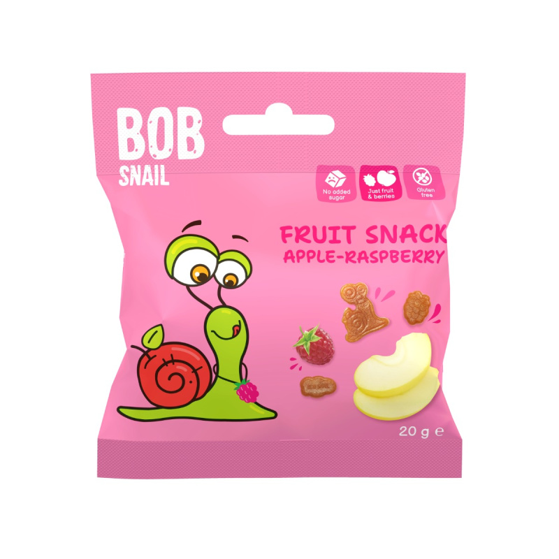 Šnek Bob Ovocný snack jablko–malina