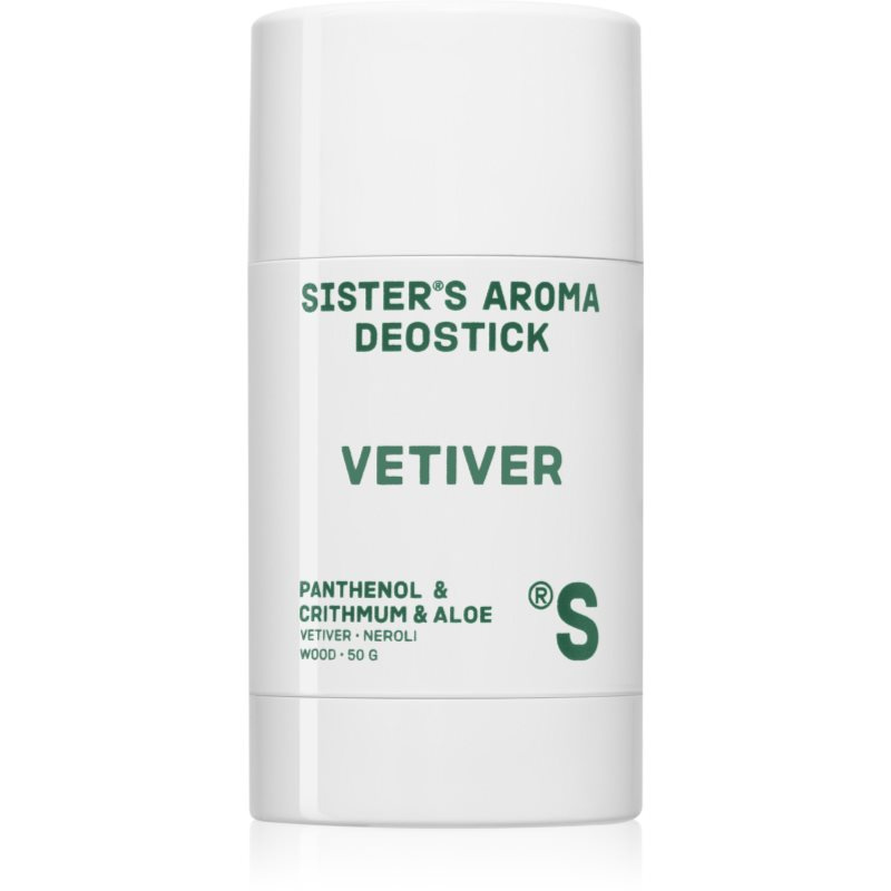 Sister's Aroma Vetiver Deostick tuhý deodorant proti zápachu a pocení 50 g