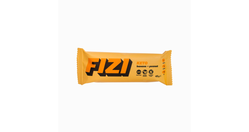FIZI Keto tyčinka banán & arašídy kusy 1 ks