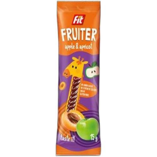 Fit Fruiter ovocná trubička jablko&meruňka 15g