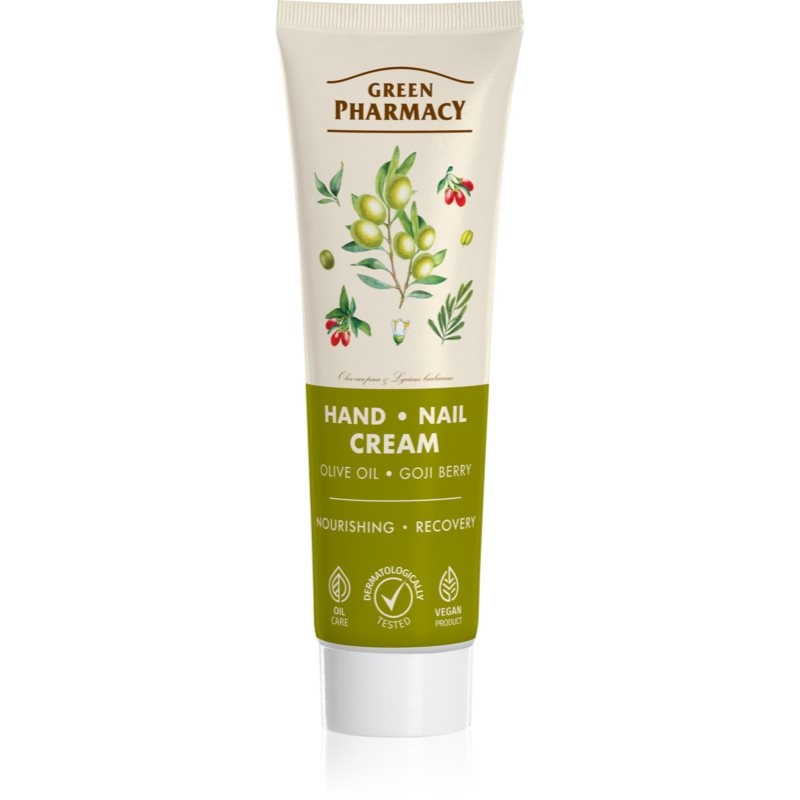 Green Pharmacy Olive & Goji Berry Hand & Nail Cream krém na ruce 100 ml