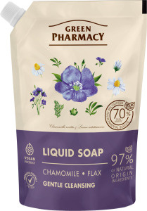 GREEN TEKUTÉ MÝDLO HEŘMÁNEK A LEN NN 460ML