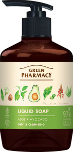 GREEN TEKUTÉ MÝDLO ALOE A AVOKÁDO S DÁVKOVAČEM 460ML