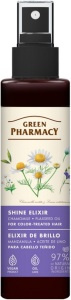 Green Pharmacy Chamomile & Flaxseed oil Elixir bezoplachový elixír pro barvené vlasy 150 ml