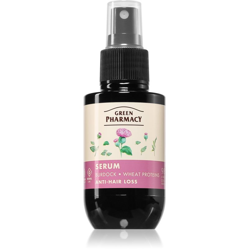 Green Pharmacy Burdock & Wheat proteins Care Serum sérum proti vypadávání vlasů 100 ml