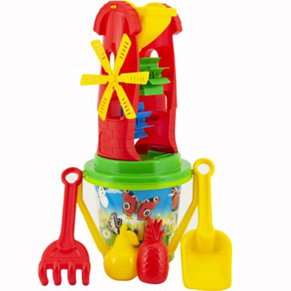 Sada na písek s formičkami a mlýnkem