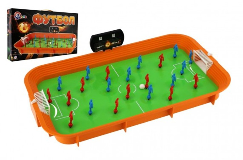 Teddies Kopaná/Fotbal společenská hra plast v krabici 53x31x9cm