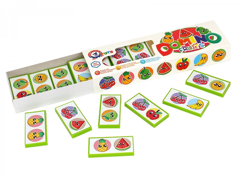 Domino Ovoce v krabičce – vzdělávací hra pro děti od 3 let