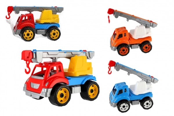 Auto stavební jeřáb, mix barev