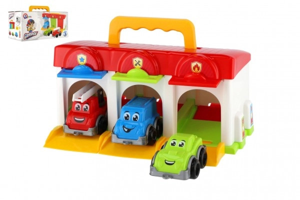Teddies Herní set Garáž s autíčky