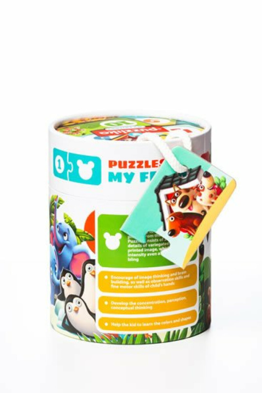 Puzzlika 13005 Přátelé naučné 20 dílků