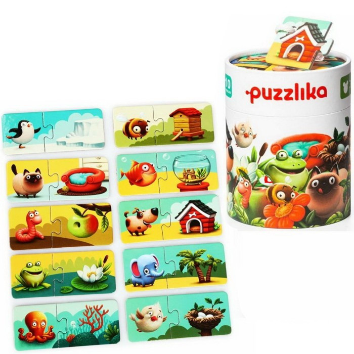 Puzzlika 13074 Můj domov naučné 20 dílků