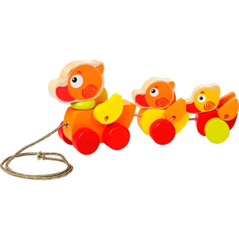 CUBIKA 13722 Tahací kačenky dřevěné