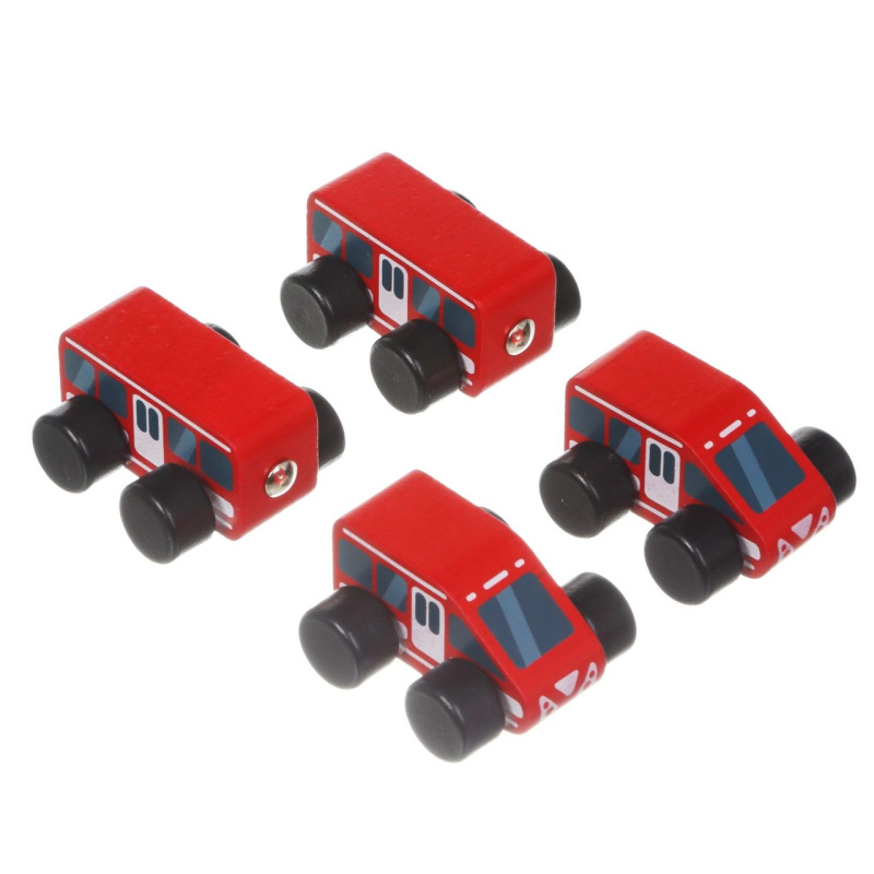 Cubika 15108 RychlíkDřevěný vláček s magnety