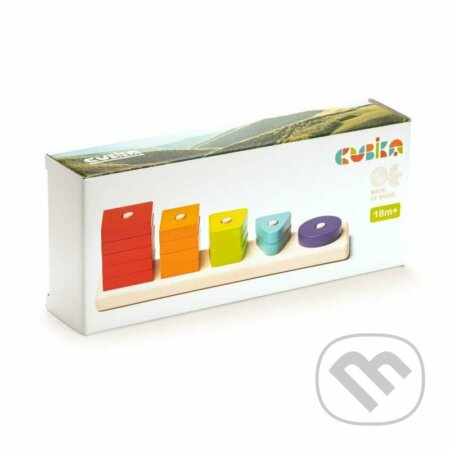 CUBIKA 15320 Třídíme tvary VI - dřevěná skládačka 16 dílů