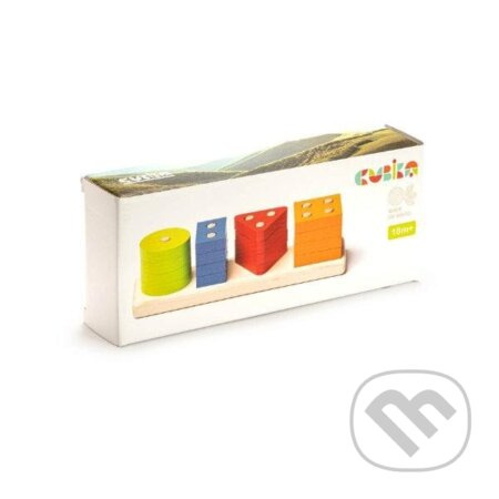CUBIKA 15337 Třídíme tvary V - dřevěná skládačka 17 dílů