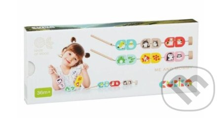 CUBIKA 15573 Naše maminky - navlékací set - 14 dřevěných dílů