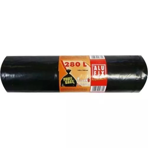 Alufix pytle na odpadky 280'l 5ks 115x135cm profesionál silné černé