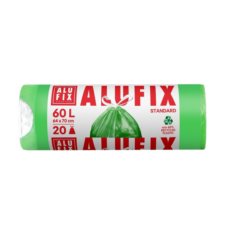 Alufix Pytle na odpadky zelené zatahovací 60 l