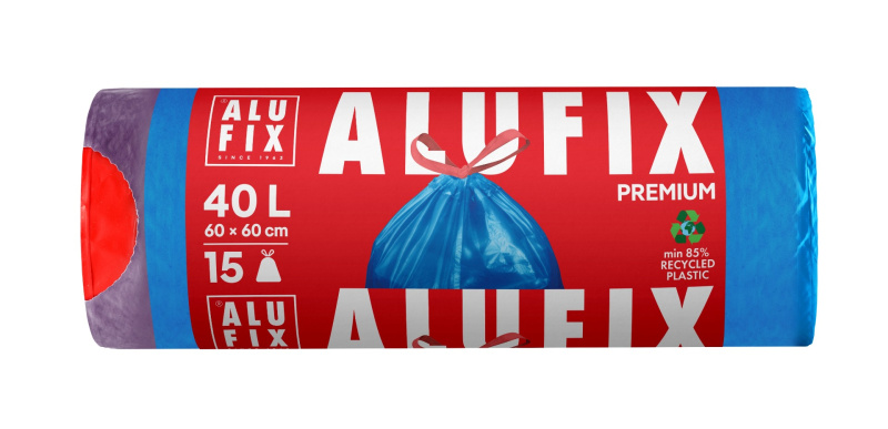 Alufix Pytle na odpadky modré zatahovací 40 l