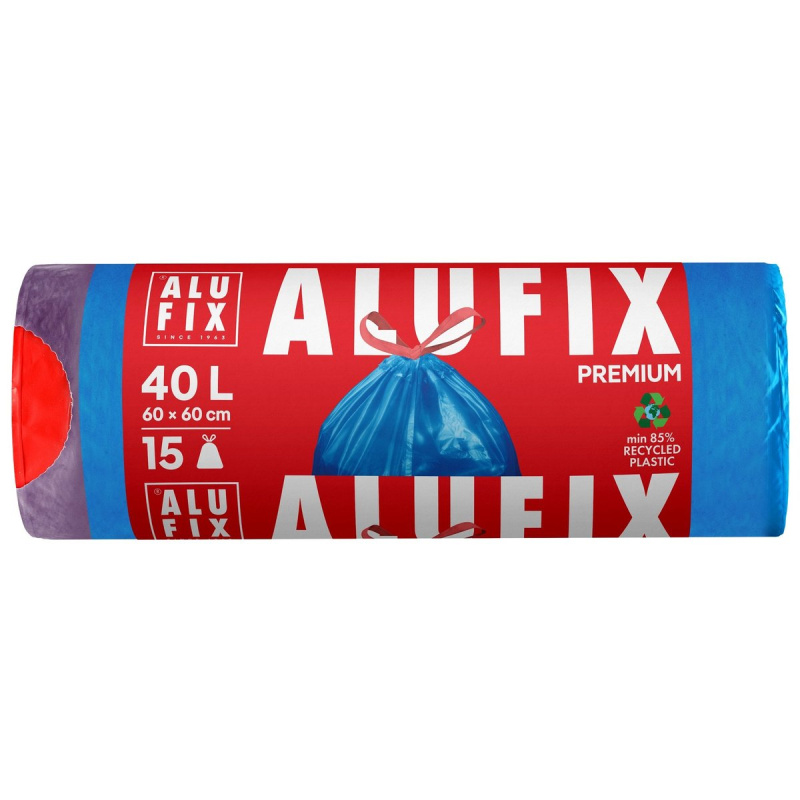 Alufix Pytle na odpadky modré zatahovací 40 l