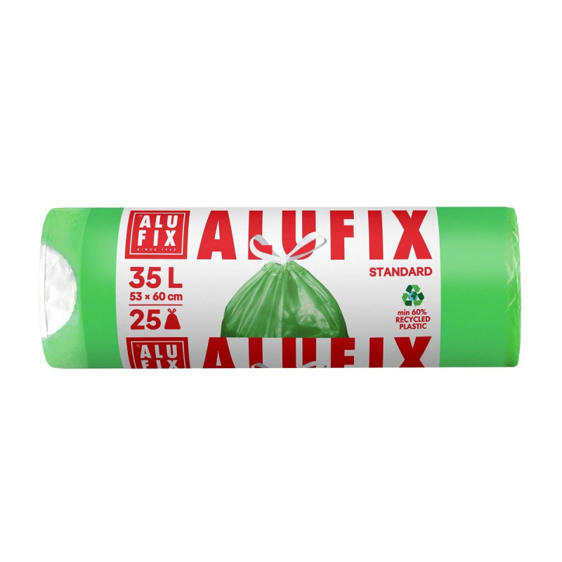 Alufix Pytle na odpadky zelené zatahovací 35 l