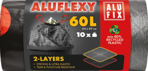 Alufix Aluflexy Pytle na odpadky zatahovací 60 l 10 ks