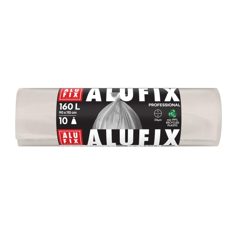 Pytle na odpad Alufix CLEAR BAGS - 160 l, 10 ks, 24 µm, LDPE, 90 × 110 cm
