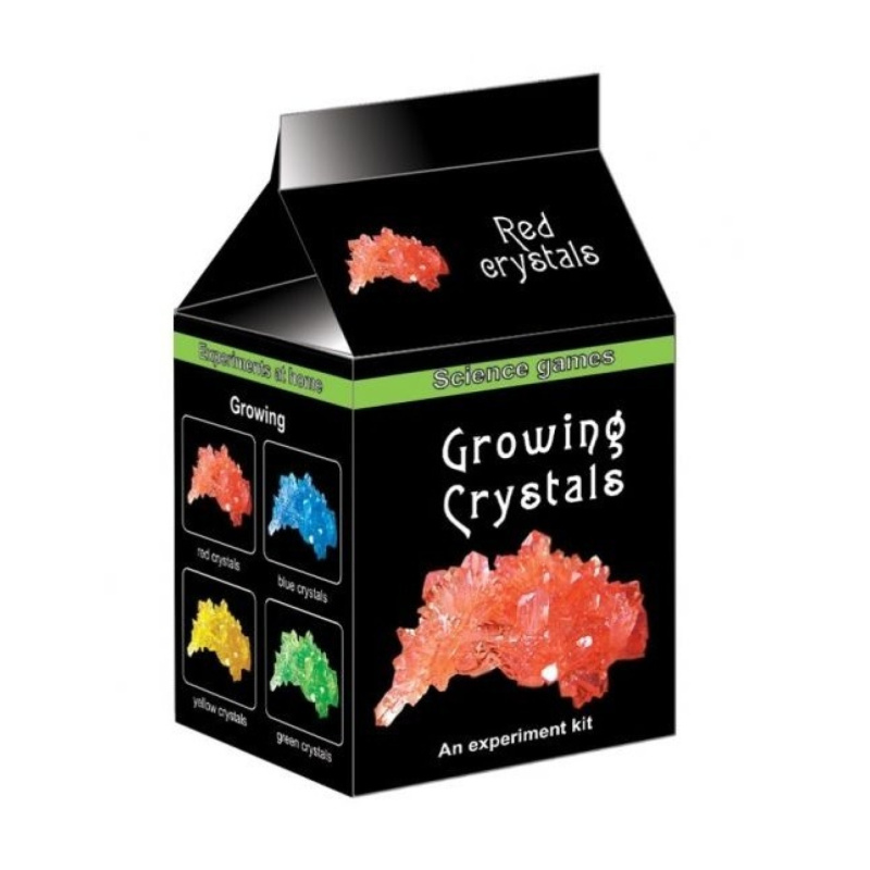 Lamps Mini chemická sada rostoucí krystaly červené