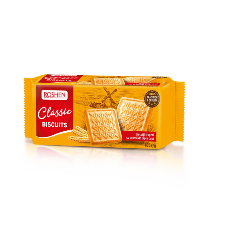 ROSHEN For Coffee Baked Milk sušenky 185 g