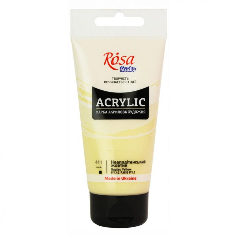 Akrylová barva Rosa Studio krémová 75ml