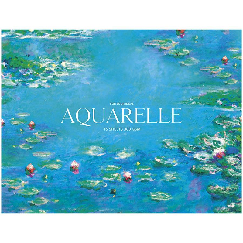 Skicák A4+ Aquarelle 300 g 15 listů Shkolyaryk