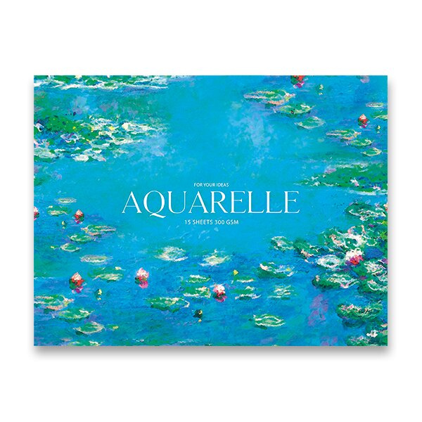Skicák A4+ Aquarelle 300 g 15 listů Shkolyaryk