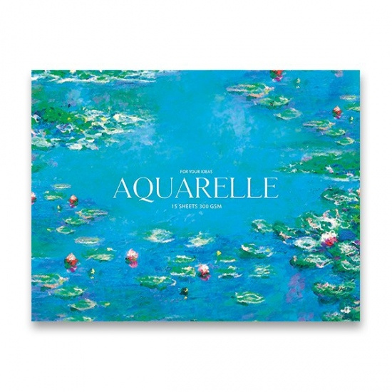 Skicák A5+ Aquarelle 300 g 15 listů Shkolyaryk